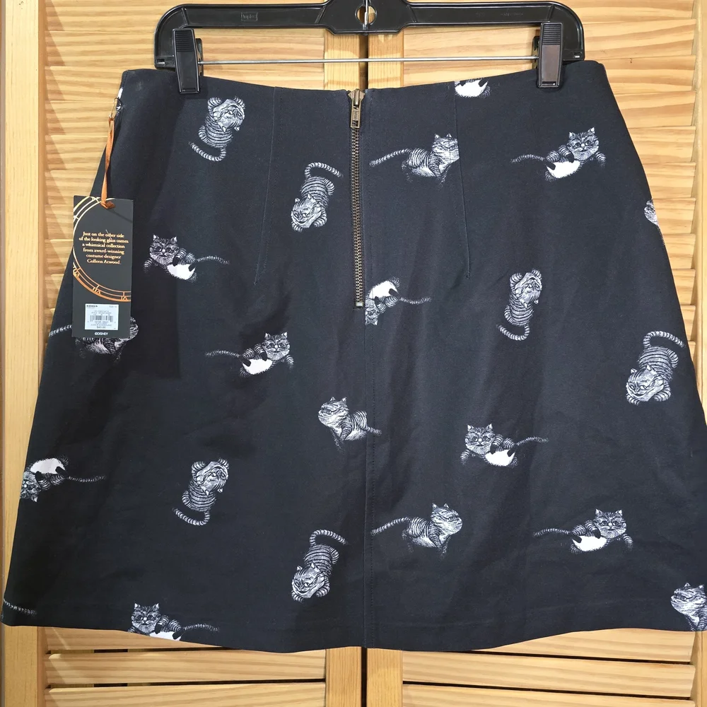 Disney's Alice Through The Looking Glass Cheshire Cat Mini Skirt Size 10